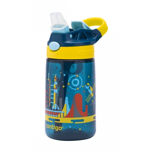 Contigo Autoseal Kids Gizmo Flip 420 ml, Nautical Blue With Space - Contigo - Image 6