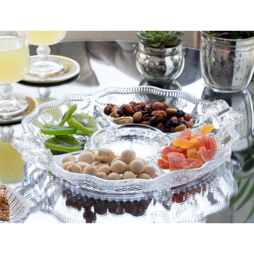 وعاء مكسرات مدام كوكو جيزيلا 4 أقسام وعاء مكسرات مدام كوكو جيزيلا 4 أقسام