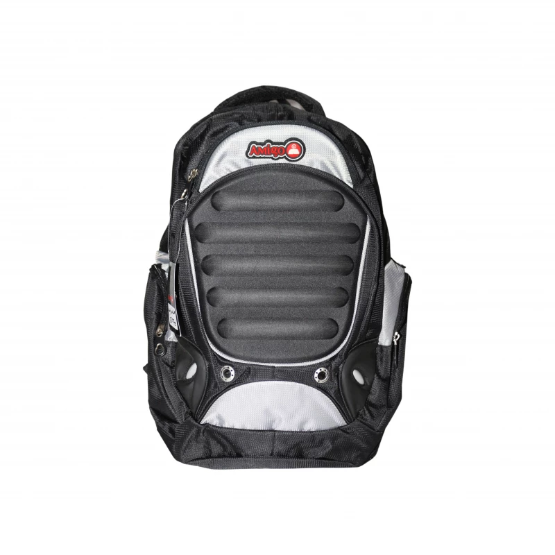 Amigo School Bag, Black&Gray