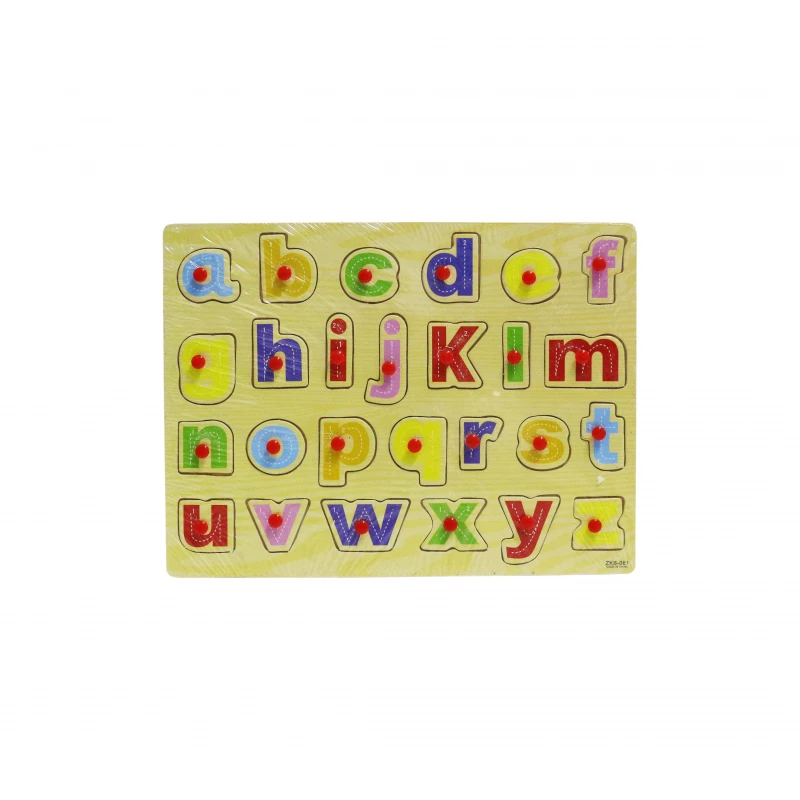 لوحة الابجدية التعلم الخشبية الملونة للاطفال