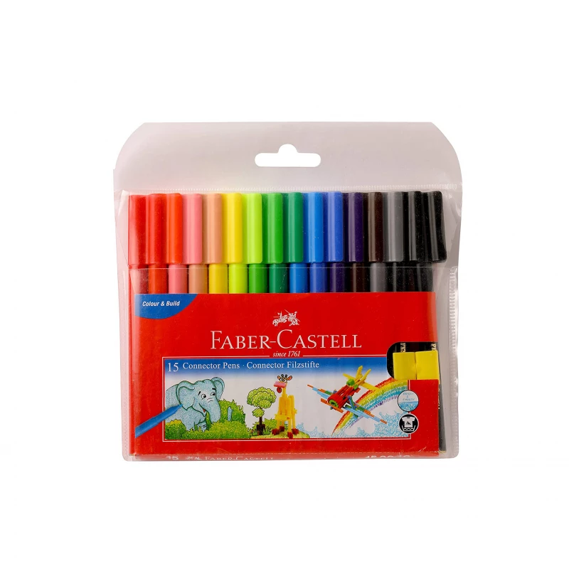 Faber Castell Connector Pen 15 Colors - فابر كاستل