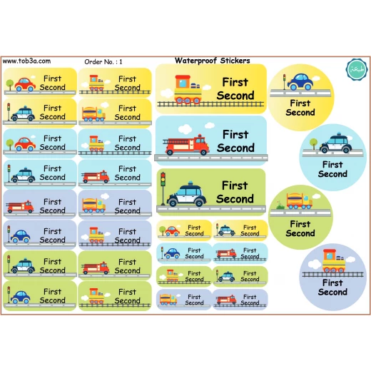 Tob3a Waterproof Stickers, Vehicles Tob3a Waterproof Stickers, Vehicles