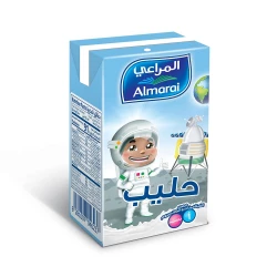 حليب المراعي كامل الدسم نجوم: مشروب حليب لذيذ ومغذي بحجم 150 مل. وصفة أصلية، مصنوعة من حليب طازج 100% مثالي لنمط حياة صحي وللأطفال استمتع بالمذاق الكريمي!