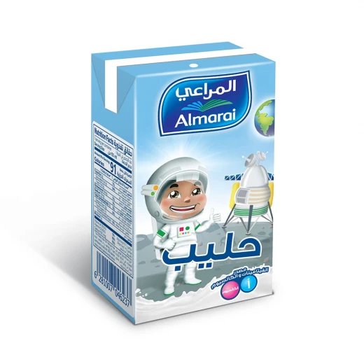 حليب المراعي كامل الدسم نجوم: مشروب حليب لذيذ ومغذي بحجم 150 مل. وصفة أصلية، مصنوعة من حليب طازج 100% مثالي لنمط حياة صحي وللأطفال استمتع بالمذاق الكريمي! حليب المراعي كامل الدسم نجوم: مشروب حليب لذيذ ومغذي بحجم 150 مل. وصفة أصلية، مصنوعة من حليب طازج 100% مثالي لنمط حياة صحي وللأطفال استمتع بالمذاق الكريمي!