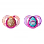 Tommee Tippee Night Soothers 6-18 month, (2 Piece), Purple - Tommee Tippee