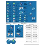 Tob3a Nursery Package, Galaxy - طبعة