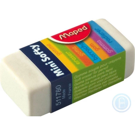 Maped Mini Softy Eraser, 3 Pieces - Maped - Image 2