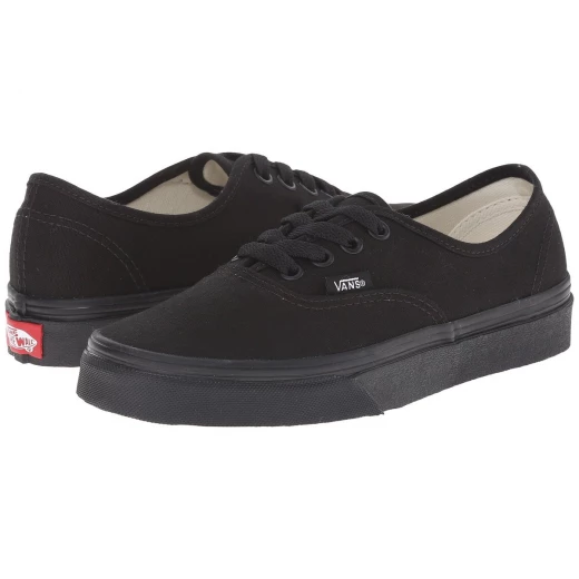 Vans Black Authentic Canvas Trainers Size 37 Vans Black Authentic Canvas Trainers Size 37