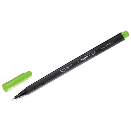 Maped Graph'Peps Fineliner 0.4mm Apple Green, 1 Piece - Maped - Image 2