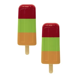 أخضر وبرتقالي