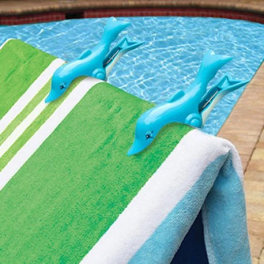 O2COOL Boca Clips Beach Towel Holders - Dolphin - O2Cool - Image 3