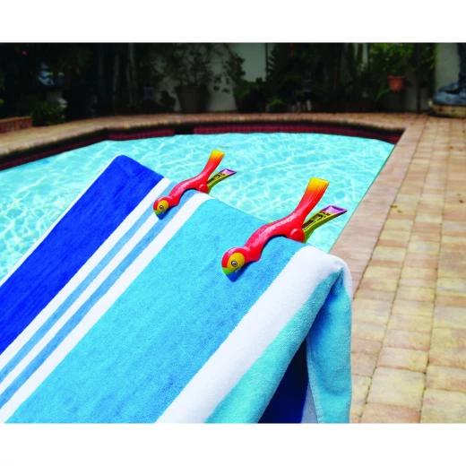 O2COOL Boca Clips Beach Towel Holders - Parrot - O2Cool - Image 5