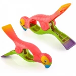 O2COOL Boca Clips Beach Towel Holders - Parrot - O2Cool