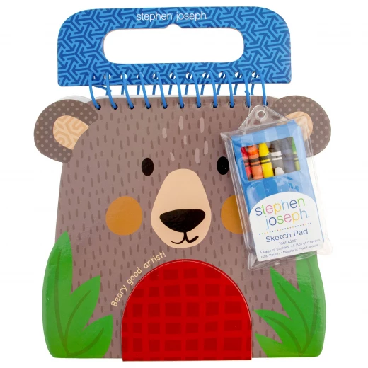 Stephen Joseph Shaped Sketch Pad Bear