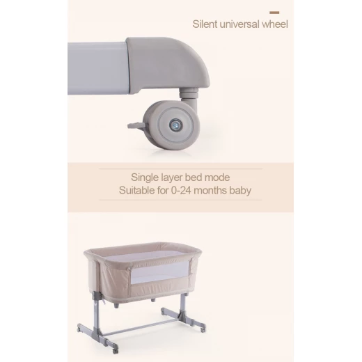 سرير أطفال قابل للطي ومحمول متعدد الوظائف - Image 9