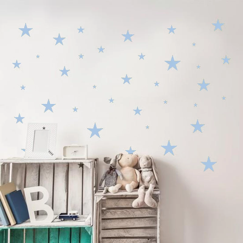 Stars Stickers ,Blue