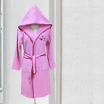 Nova Kids Bath Robe Plain 3-5 yrs Pink - Nova Home