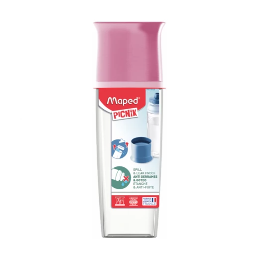 Maped Adults Water Bottle Pink 500ml Maped Adults Water Bottle Pink 500ml