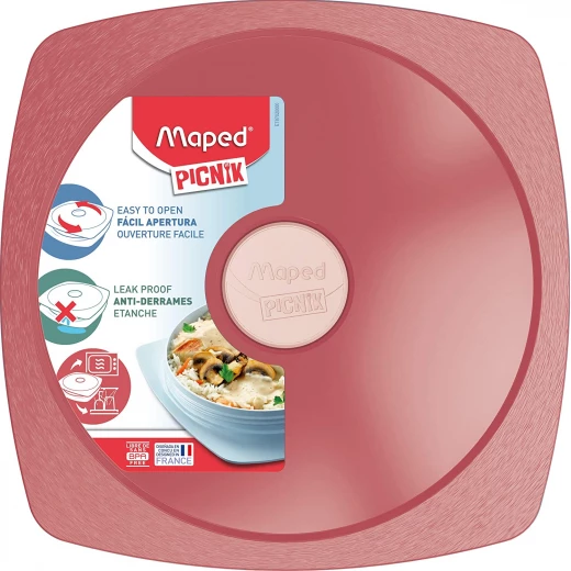 Maped Lunch Plate for Adult Pink 900ml - Maped - Image 6