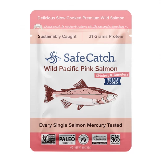 Safe Catch Wild Pacific Pink Salmon -no Salt Added-(85g) Safe Catch Wild Pacific Pink Salmon -no Salt Added-(85g)