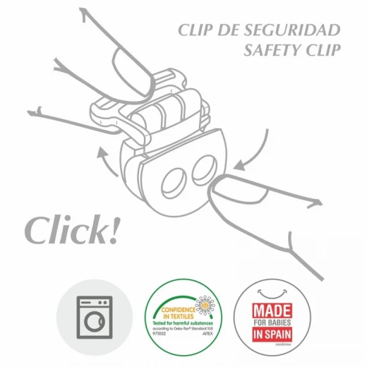 حامل شريط دميات لهاية من كامبراس وردي سماوي - كامبراس - Image 2