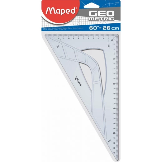 Maped Geometric 26 Cm, 60 Square Maped Geometric 26 Cm, 60 Square