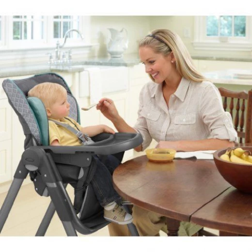 Graco Slim Spaces Compact Highchair, Manor - Graco - Image 2