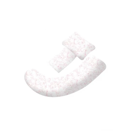 Ryco Multi-Position Pregnancy Pillow - Pink & White - RYCO - Image 3