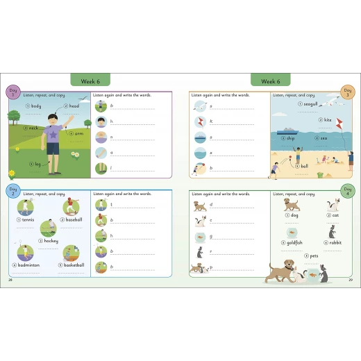 الإنجليزية للجميع الصغار - 5 كلمات في اليوم من كتب دي كي للنشر - كتب دي كاي - Image 2