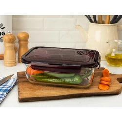Madame Coco - Corette Rectangular Glass Storage Container - 1700ML