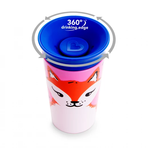 كوب للشرب ذو 360 درجة  266 مل - بتصميم ثعلب من منشكن - منشكن - Image 2