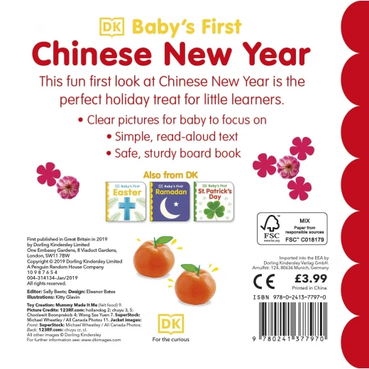 DK Books Publisher Baby’s First Chinese New Year Book - DK Books - Image 2
