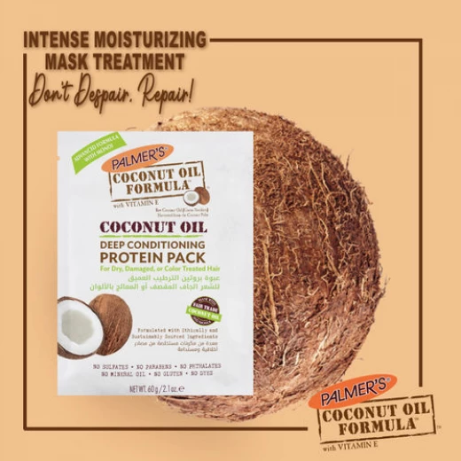 Palmer's Coconut Oil Formula Deep Conditioning Protein Pack, 60 g - Palmer's - Image 3