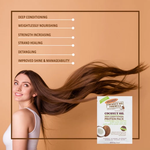 Palmer's Coconut Oil Formula Deep Conditioning Protein Pack, 60 g - Palmer's - Image 2