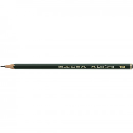 Faber Castell Graphite Pencil Castell 9000 2B Faber Castell Graphite Pencil Castell 9000 2B