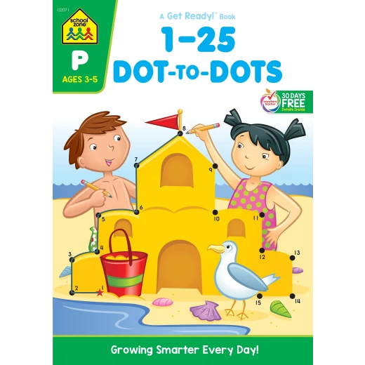School Zone Book: 1-25 Dot-to-Dots Preschool Workbook School Zone Book: 1-25 Dot-to-Dots Preschool Workbook