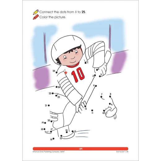 School Zone Book: Big Dot-to-Dots & More Workbook - School Zone - Image 3