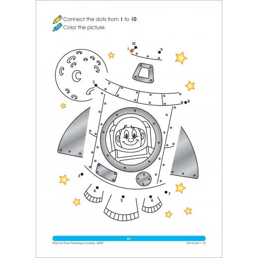 School Zone Book: Big Dot-to-Dots & More Workbook - School Zone - Image 4