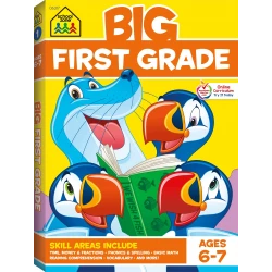 School Zone Book: Big First Grade Workbook