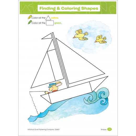 School Zone Book: Big Math K-1 Workbook - School Zone - Image 4