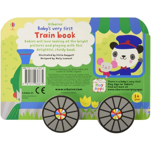 Usborne Baby's Very First Train  Book - Usborne - Image 2
