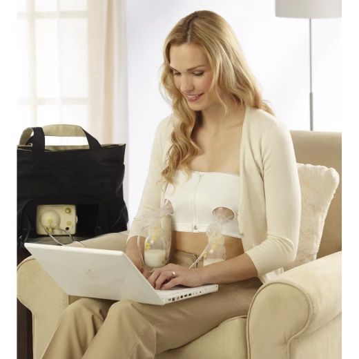 Medela Easy Expression Bustier- Size Small ( White ) - Medela - Image 2