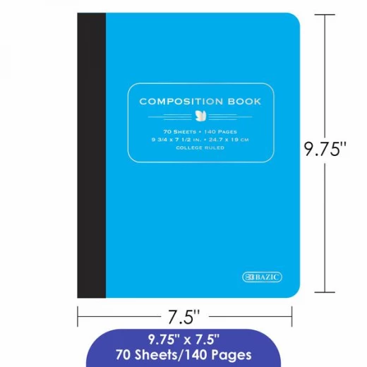 كتاب ملاحظات بولي الغلاف محكم من بازيك ، 70 ورقة - بازيك - Image 5