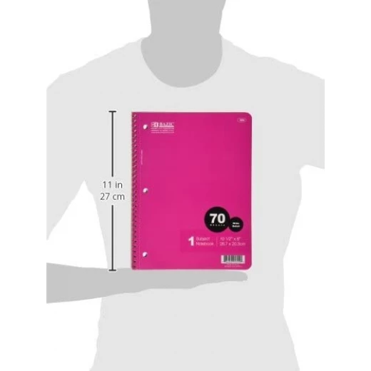 دفتر ذكريات من بازيك - 70 صفحة , ألوان متنوعة - بازيك - Image 3