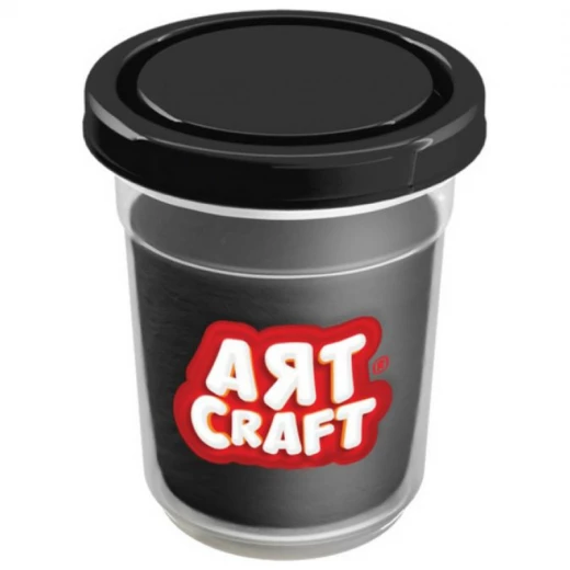 Art Craft Single Dough Pot-Black 140 Gr Art Craft Single Dough Pot-Black 140 Gr