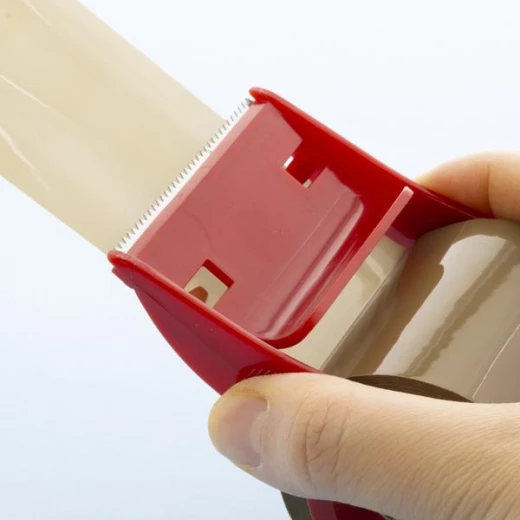 Bazic Tan Packing Tape With Dispenser - Bazic - Image 3