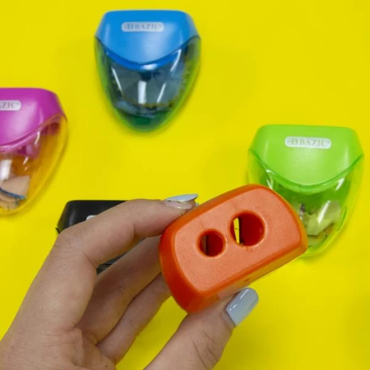 Bazic Dual Blades Sharpener With Triangle Receptacle - Bazic - Image 2