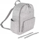 Pasito A Pasito GRAY Backpack Diaper Bag Changing Mat - Flower Mellow Line 31x37x14 Cm - Pasito a Pasito