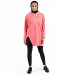 RB Women's Squat Hoodie , Free Size, Orange - RB
