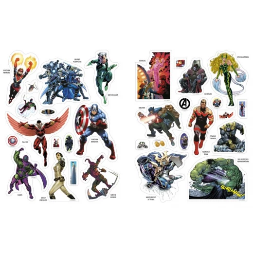 كتاب ملصقات عالم Marvel Good vs Evil من دي كي - كتب دي كاي - Image 5